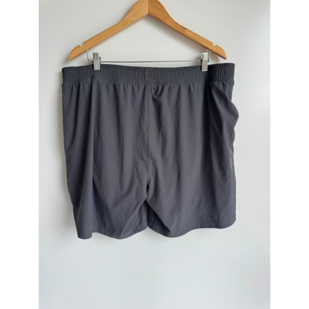 Rhone Mako Shorts Mens XXL Charcoal Gray Athletic Training Gym Lined Workout
